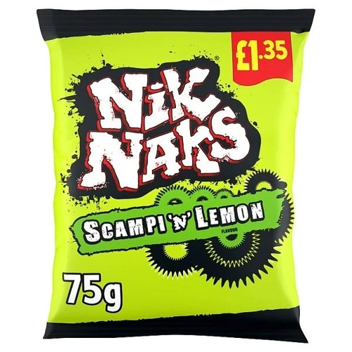 Nik naks scampi lemon - naks,