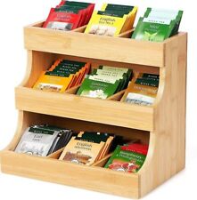 Tea Bag Organiser Bamboo 3