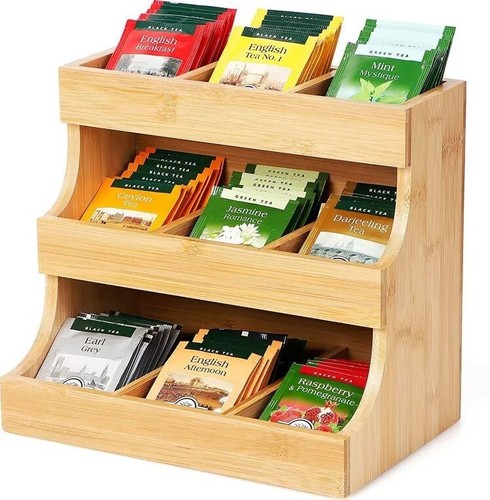 Tea bag organiser bamboo - tea,