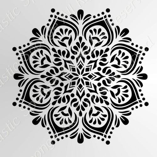 Mandala flower star - mandala,