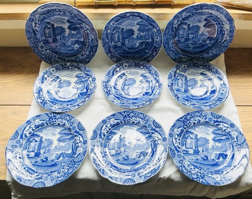 Copeland spode lot saucers 4 - spode,