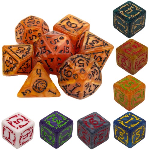 Poly dice set - poly, halloween