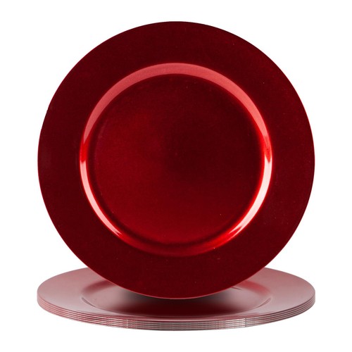 Metallic charger plates - charger,