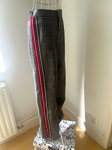 Zara grey check - zara,