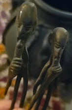 Vintage Cast Bronze African