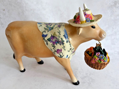 Cow parade ceramic figure - ceramic,
