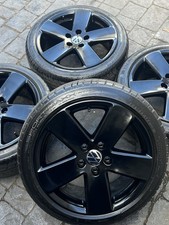 BLACK RARE 4 x GENUINE 17" VW