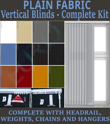 Vertical blind plain dim out - -, dim-out