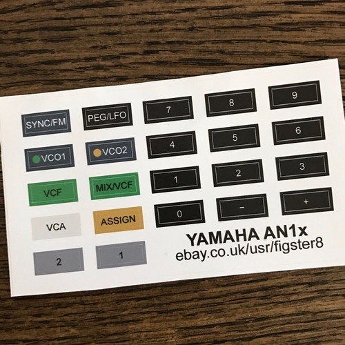 Yamaha an1x synthesizer vinyl - an1x,
