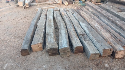 Reclaimed oak beams over - ,