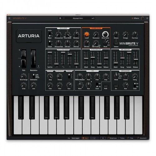 Arturia minibrute virtual - arturia,