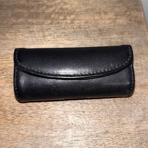 Coach black leather - leather, lipstick