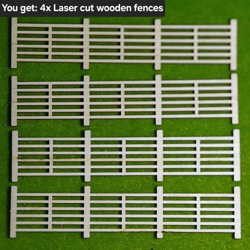 Model farm laser cut - model,