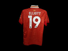 Harvey Elliott Signed 2024/25 Liverpool Football Shirt COA*