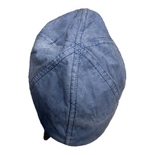Vintage y2k blue washed mens flat cap| SKU 1051