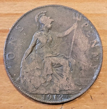 1912 King George V One Penny