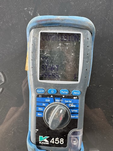 Kane 458 flue gas analyser - flue,