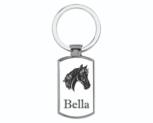 Personalised horse keyring - personalised,