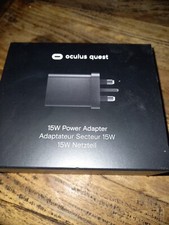 Meta Oculus Quest 1 2 VR Genuine Power Adapter USB-C 15W 5V 3A *NO CORD*