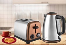 Toaster & Kettle Set Stainless