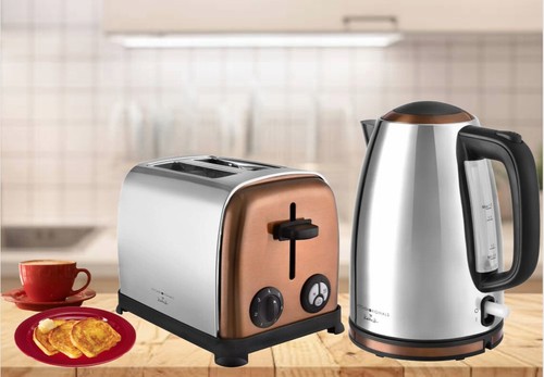 Toaster kettle set stainless - &,