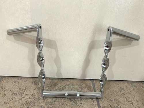 Chrome bicycle handlebar - bicycle, 9"