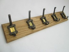 In 9 Sizes Solid Oak Wooden Cloakroom Hat And Coat Hooks Pegs Rail Rack Board