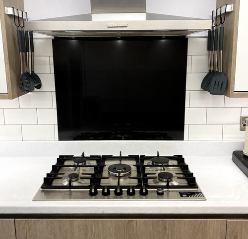 Gloss black white aluminium - gloss,