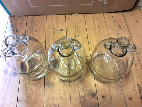 Demijohn clear glass 1 - x,