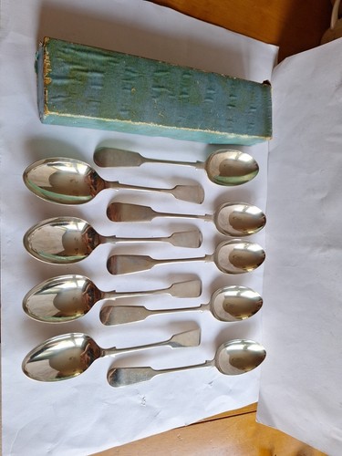 Nickel silver spoons vintage - spoons,