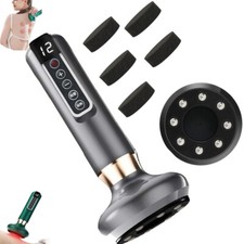 Electric Infrared Heat Cupping Massager Vacuum Suction Scraping Anti Cellulite