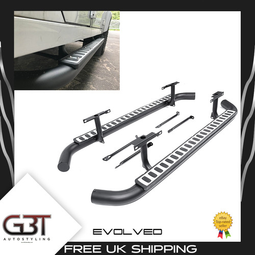 Side steps for land rover - side,