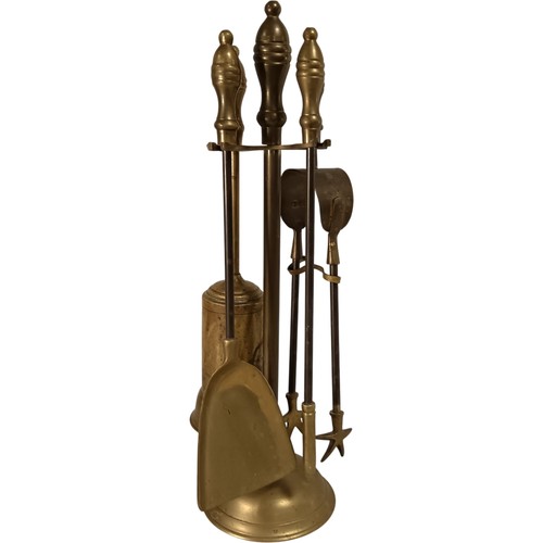 Vintage brass fireplace - vintage,