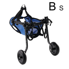 1Pcs Pet Wheelchair Cart Adjustable Pet Cat Dog Rehabilitation Walking Wheels Ai