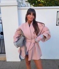 Zara Manteco Wool Blend Coat