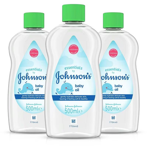 Johnsons baby oil - with, aloe