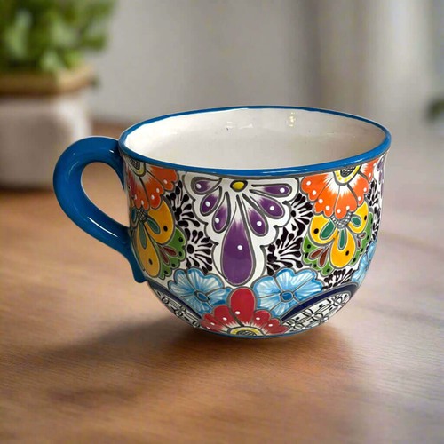 Talavera tea cup - tea, planter