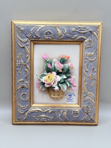 Capodimonte floral wall - capodimonte, plaque