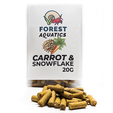 Carrot & Snowflake Shrimp Food – For Cherry, Crystal, Tiger Shrimp & Snails