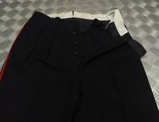 Vintage Mess Trousers Army Old Pattern Red Pipe Strip OFC Uniform Dress Issue