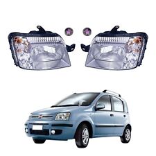 Fari Anteriori Proiettori Elettrici DX/SX Adatti per FIAT Panda 169 (2009-2012)