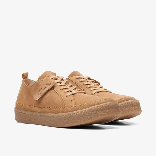 Clarks barleigh lace light - lace, tan