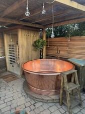 Large Hand Crafted Copper Hot