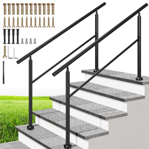 Step handrail outdoor stair - 5-step,