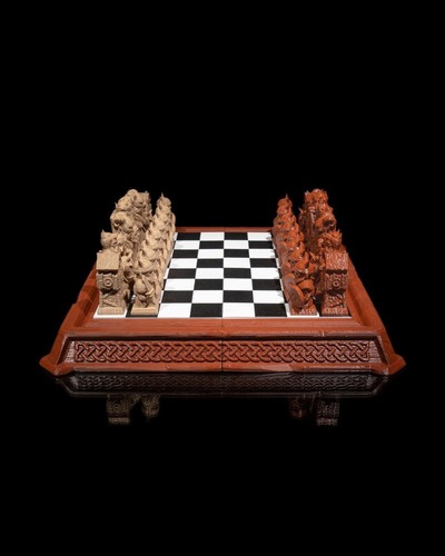 Viking chess set - set, with