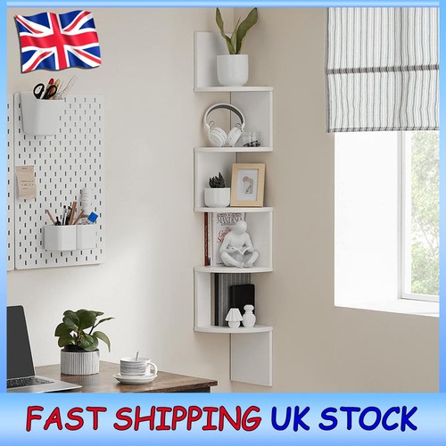 Tier corner wall shelf - 5‑tier,