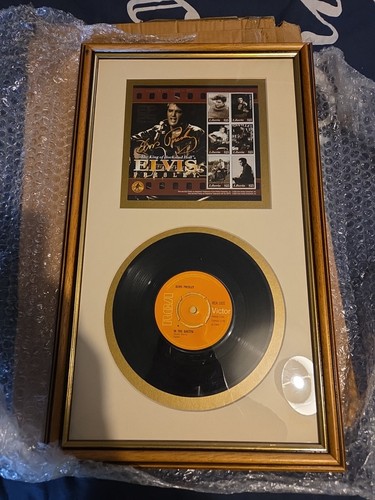 Elvis presley stamp and - elvis, record