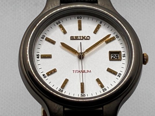 Seiko 7n42 8090 titanium - seiko, 7n42-8090