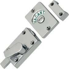 Door Indicator Bathroom  lock bolt Polished Chrome