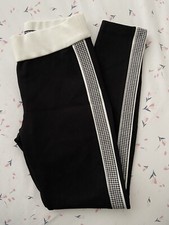 ZARA Black / Ivory Leggings